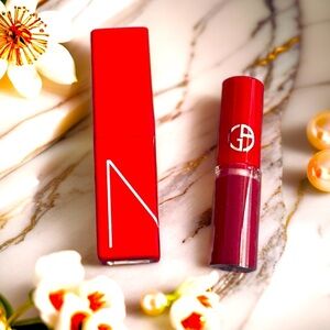💋 NARS Powermatte Lipstick Mini + Giorgio Armani Lip Maestro Travel Size